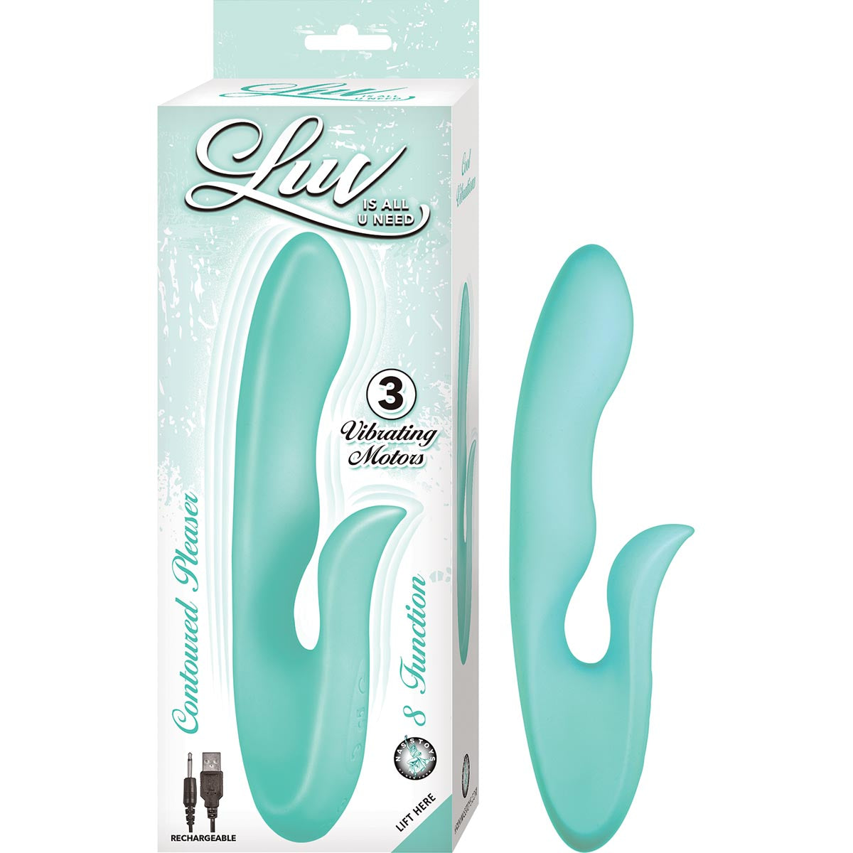 Vibrador Recargable Silicona Estimulador Vaginal Clítoris LUV CONTOURED PLEASER
