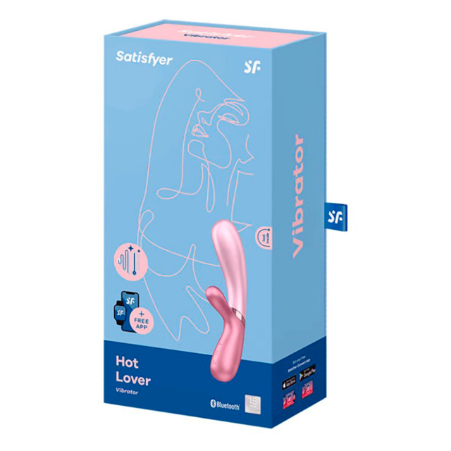 Vibrador Clitoris Punto G Control por App SATISFYER - HOT LOVER PINK