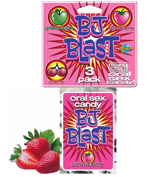 Caramelos Explosivos Para Sexo Oral Bj Blast Pack 3 Sabores