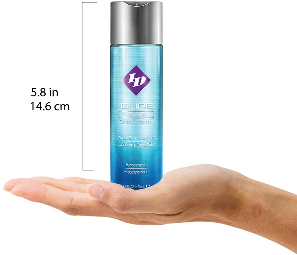Lubricante Hipoalergénico Id Glide Natural Feel Base Agua 4.4oz