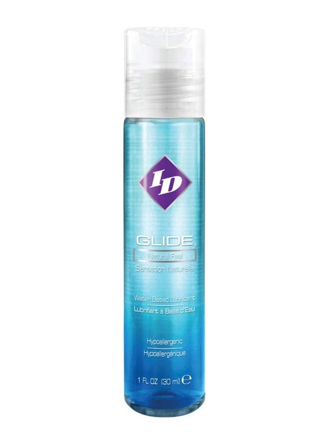 Lubricante Base Agua Hipóarlergico Id Glide 1oz Natural Pocket bottle