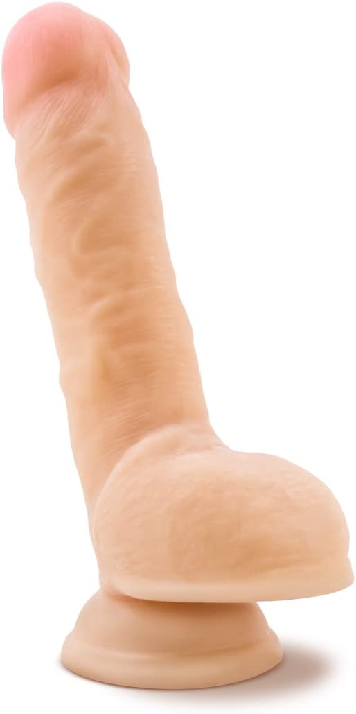 Copia de Dildo Realista Suave Grande Grueso 9puLG Au Naturel 22cm Au Naturel - 9 Inch Dildo with Suction Cup - Beige