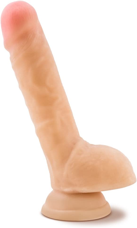 Copia de Dildo Realista Suave Grande Grueso 9puLG Au Naturel 22cm Au Naturel - 9 Inch Dildo with Suction Cup - Beige
