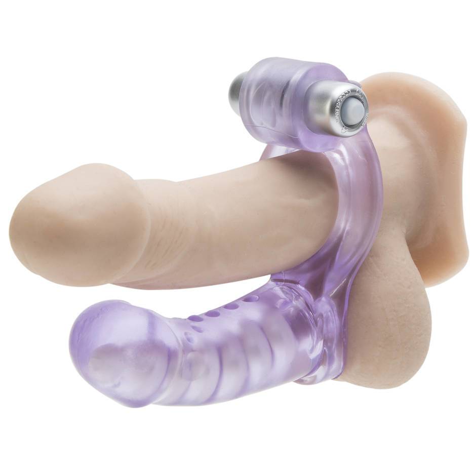 Dildo Anillo Doble Penetración Anal Vaginal Bala Vibradora Double Diver