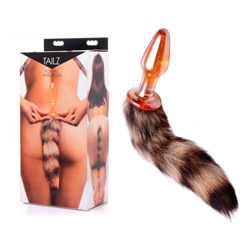Anal Plug De Cristal 10cm Hermosa Cola Zorro Fox Tail Glass Fox Tail Glass Anal Plug