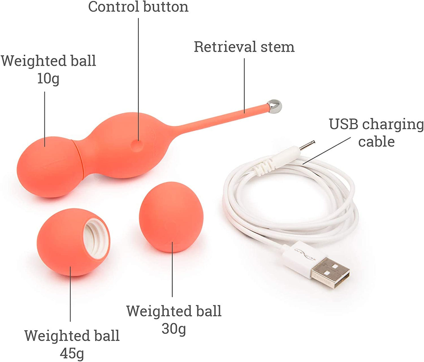 Bolas Vibradoras Kegel Controladas Por App We-vibe Bloom Ejercicios Fortralece Piso Pelvico Vibrador Vaginal