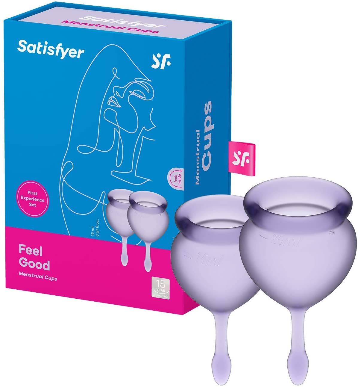 Satisfyer Cup Kit 2 Copa Menstrual Sana Ecológica Higiénica Fell Good