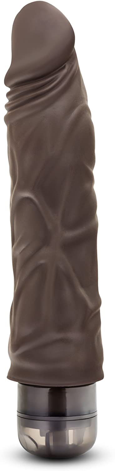 Consolador Dildo Potente Vibrador 20cm Moreno Dr Skin Vibe COCK VIBE 10 - 8.5 INCH VIBRATING COCK - CHOCOLATE