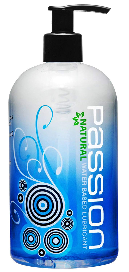 Lubricante Profesional Natural Base Agua Grande  Passion Natural Water-Based Lubricant - 16 oz