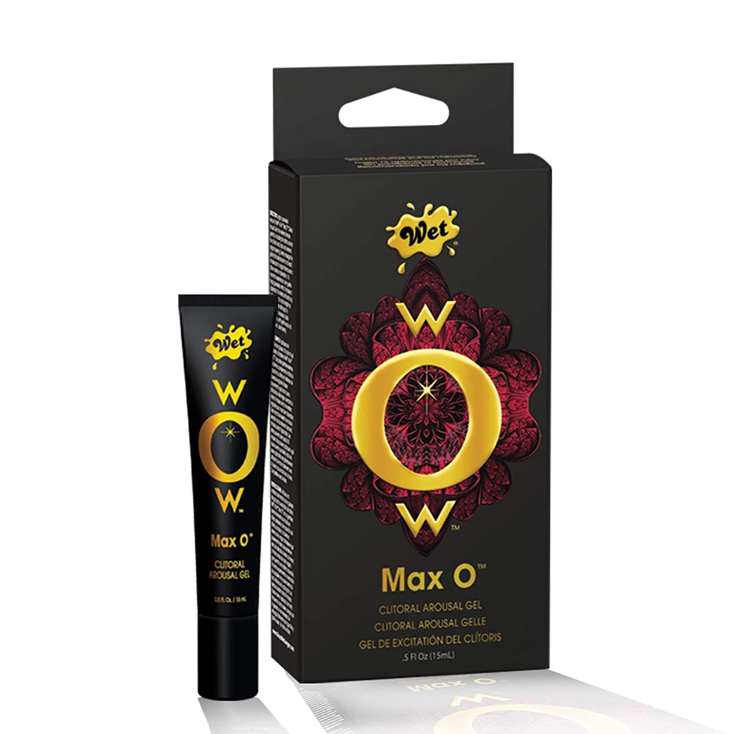Wet Wow Max Lubricante Gel Arousal Caliente Intensificador Clítoris