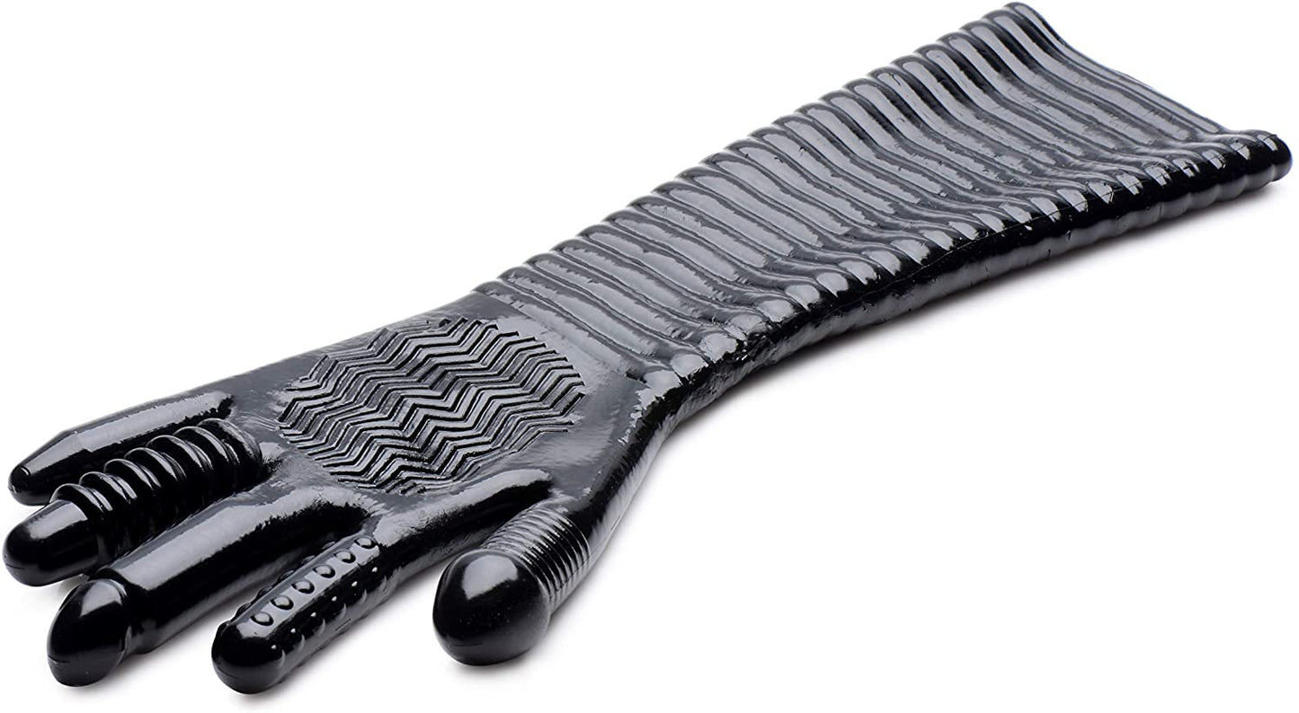 Guante Texturizado Anal Vaginal Juego Erotico Fisting Glove MASTURBATION GLOVE – BLACK