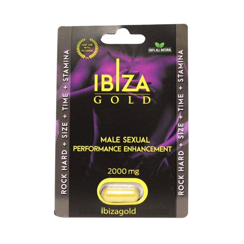Pastilla Ibiza Gold Aumenta Potencia Sexual Pastilla Estimulante Masculino