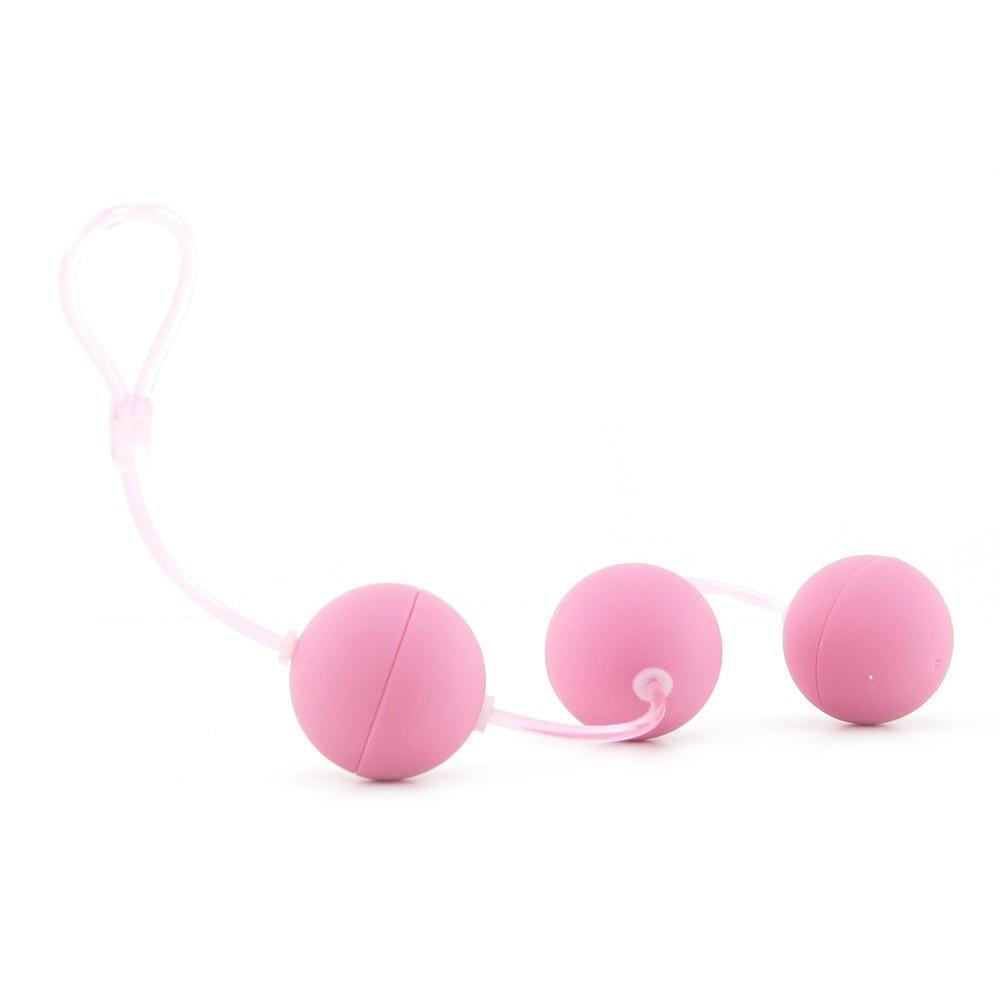 Triple First Time Bolitas Kegel Bola Ejercicios Piso Pelvico Control Vaginal Pink