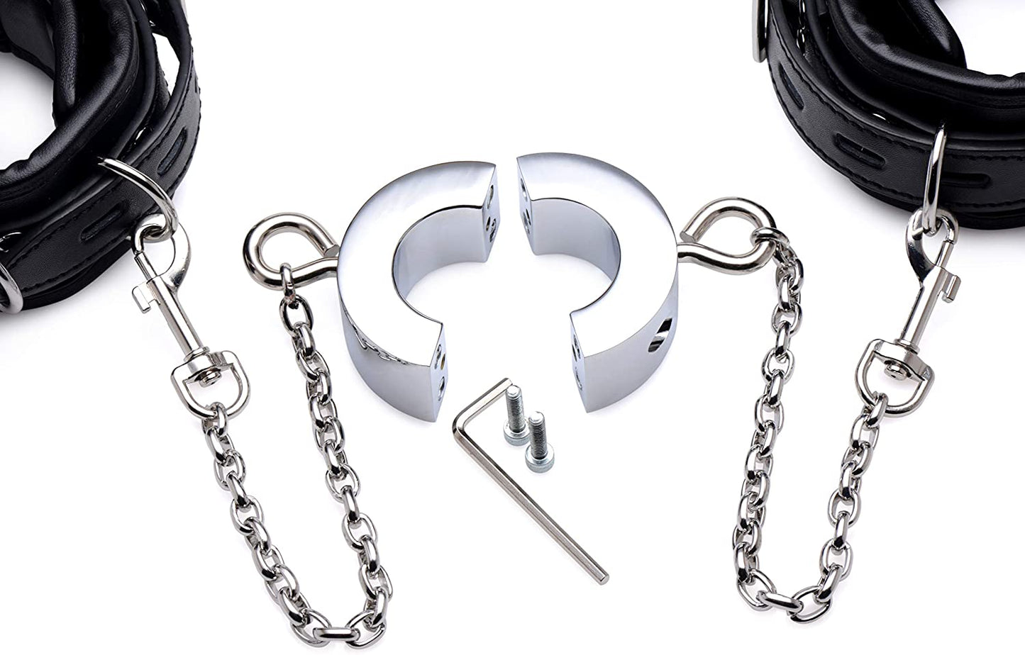 Esposas Testículos Tobillos Bdsm Hardcore Sex Sumiso Master Hells Tether Ball Stretcher Humbler