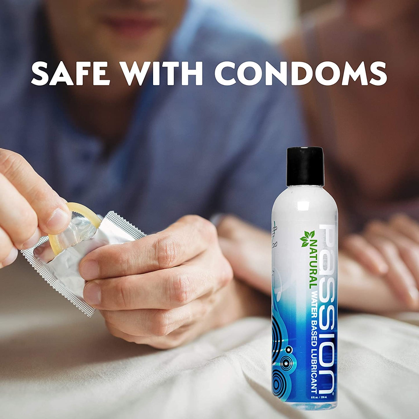 Lubricante Premium Natural Base Agua Passion Water-based 8oz