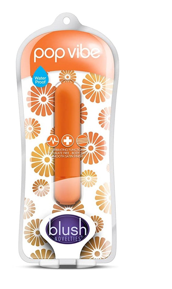 Bala Vibradora Potente Pop Vibe – Orange