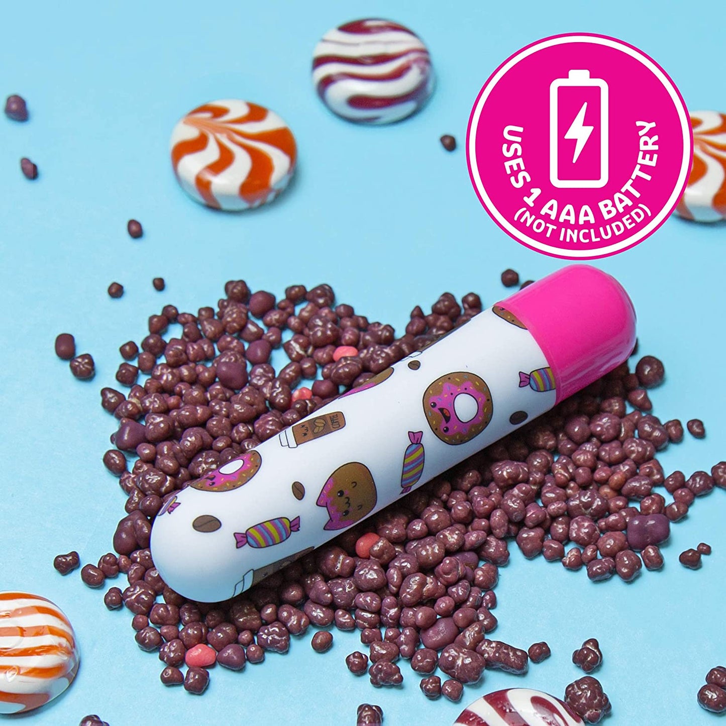 Vibrador Potente Bala Vibradora Principiante Sweets Bullet pink