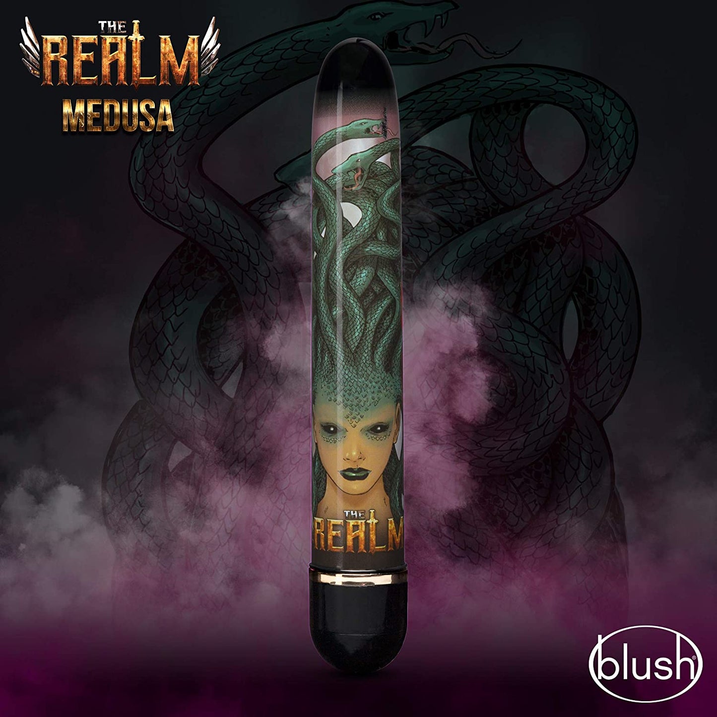 Bala Consolador Vibrador Vaginal 18cm Slimline Bullet Blush The Realm Medusa -