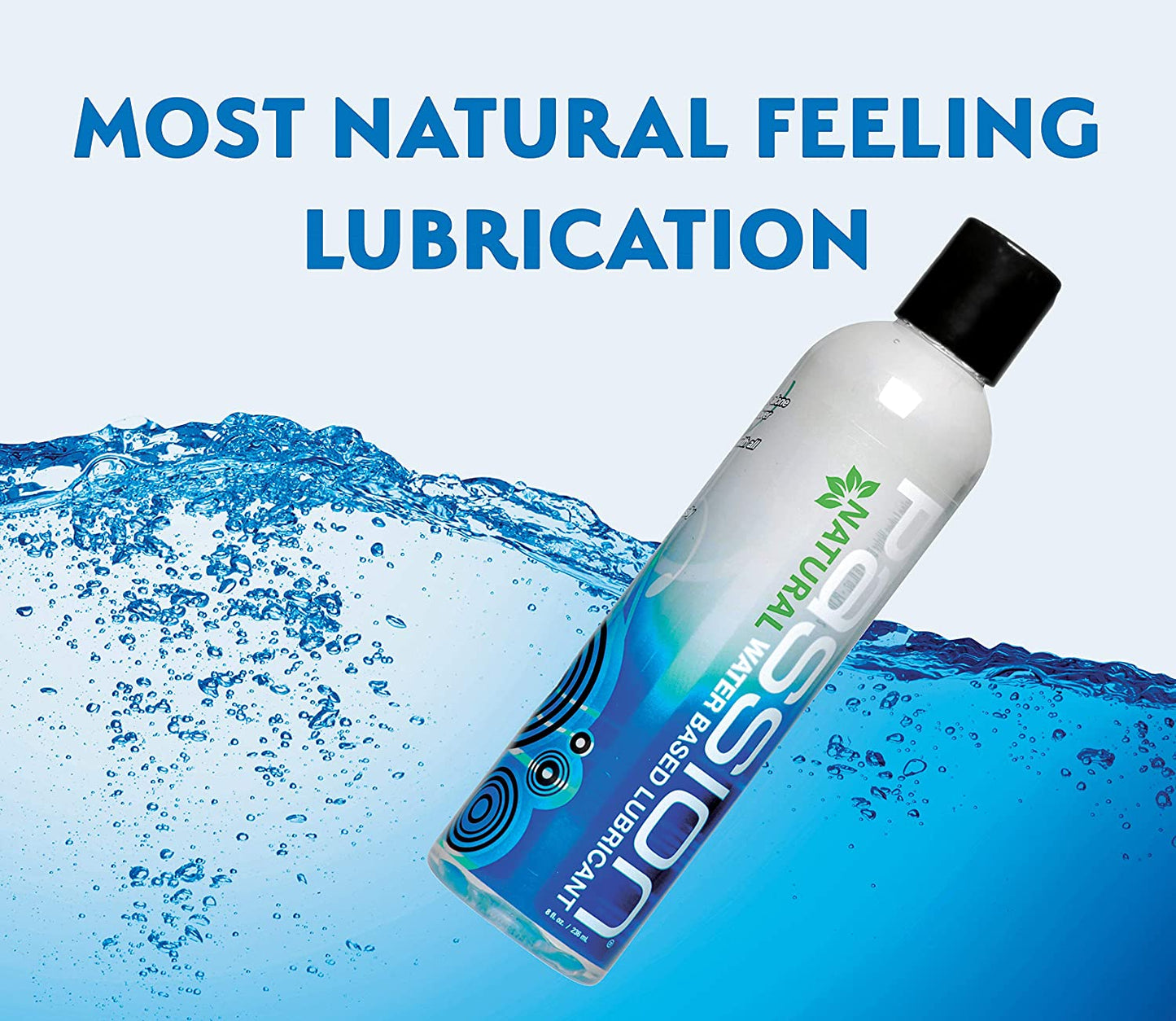 Lubricante Premium Natural Base Agua Passion Water-based 8oz