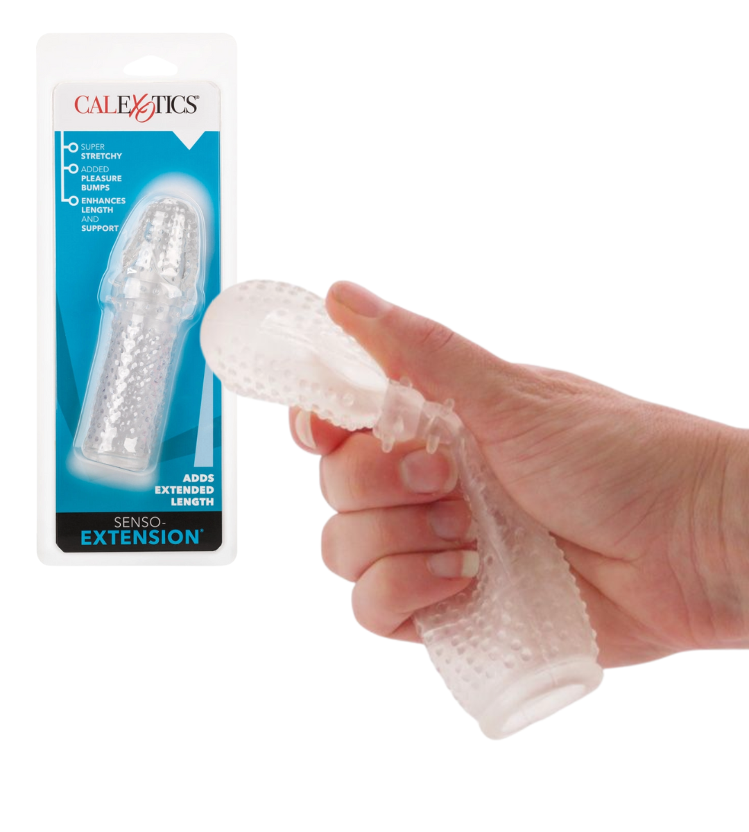 Funda Senso Extensión Pene Textura Estimulante Mas Placer Senso Extension