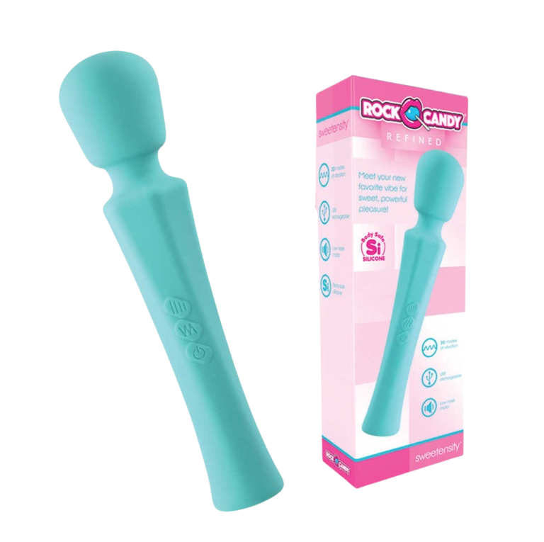Rock Candy Sweetensity Wand Vibrador Estimula Clitoris Multiorgasmo Masajeador Femenino