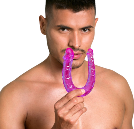 Dildo Doble Penetración Consolador Flexible Dual Estimulador