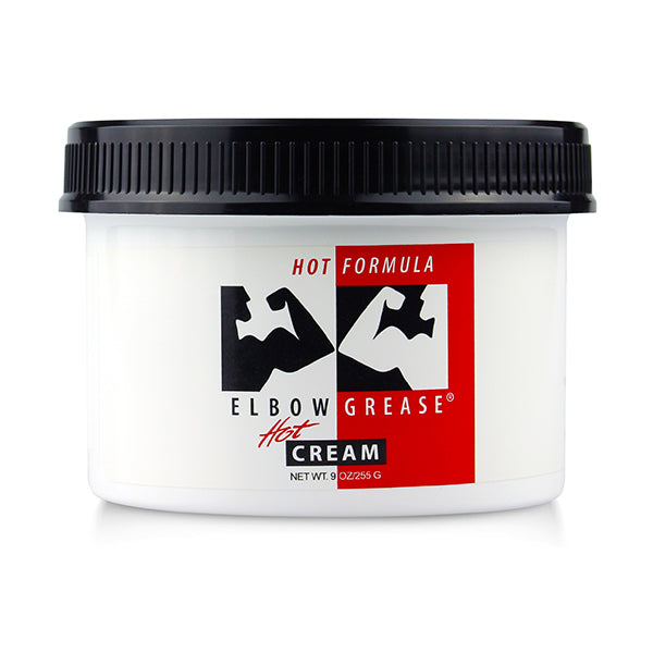 Lubricante Elbow Grease Cream Hot Formula 9oz Fisting Cálido Dilatador Anal