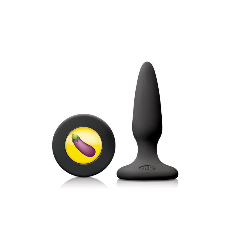 Plug Hermoso Y Divertido Sexo Anal Silicona Princípiate Moji's - #DCK - Black