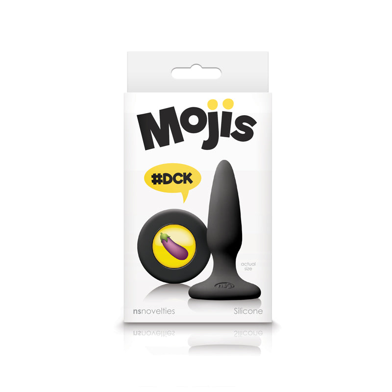 Plug Hermoso Y Divertido Sexo Anal Silicona Princípiate Moji's - #DCK - Black