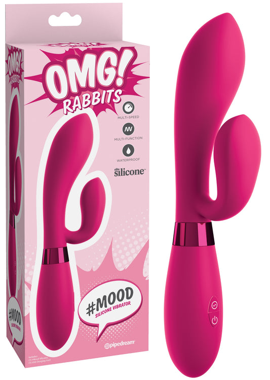 Vibrador de Silicona con Estimulador de Clitoris OMG RABBITS