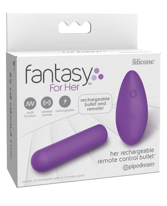 Bala Vibradora Inalambrica Potente Recargable Control Remoto Fantasy For Her Remote Control Bullet Vibe