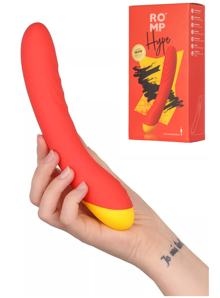 Vibrador Para Llegar A Punto G Multivelocidad ROMP Hype – Vibrador de Punto G