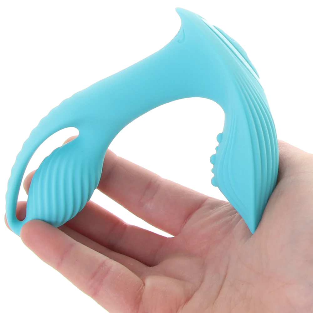 Vibrador Estimulador Caliente Vaginal Silicon Recargable Inya Bump-N-Grind Warming Vibe In Teal