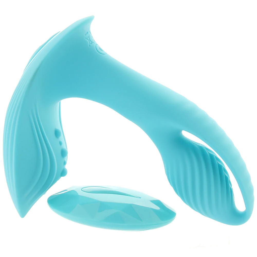 Vibrador Estimulador Caliente Vaginal Silicon Recargable Inya Bump-N-Grind Warming Vibe In Teal