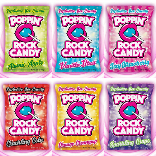 Caramelos Explosivos Para Sexo Oral Pack 6 Sabores Rock Candy