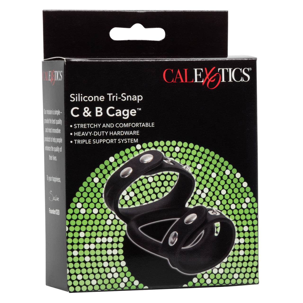 Anillo Ajustable Pene Testículos Hombre Cock Ring Silicona C & B Cage