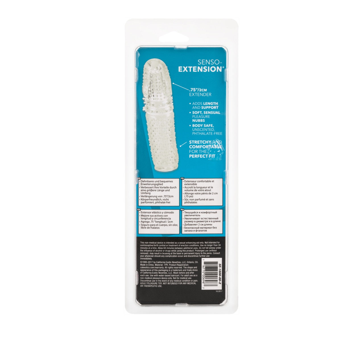 Funda Senso Extensión Pene Textura Estimulante Mas Placer Senso Extension