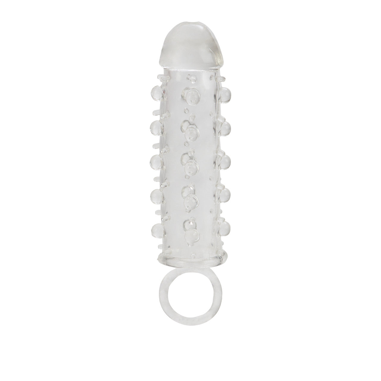 Funda Texturizada Stud Extender Sujetador Estimulante Stud Extender - Clear