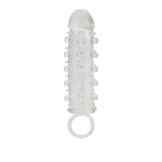 Funda Texturizada Stud Extender Sujetador Estimulante Stud Extender - Clear