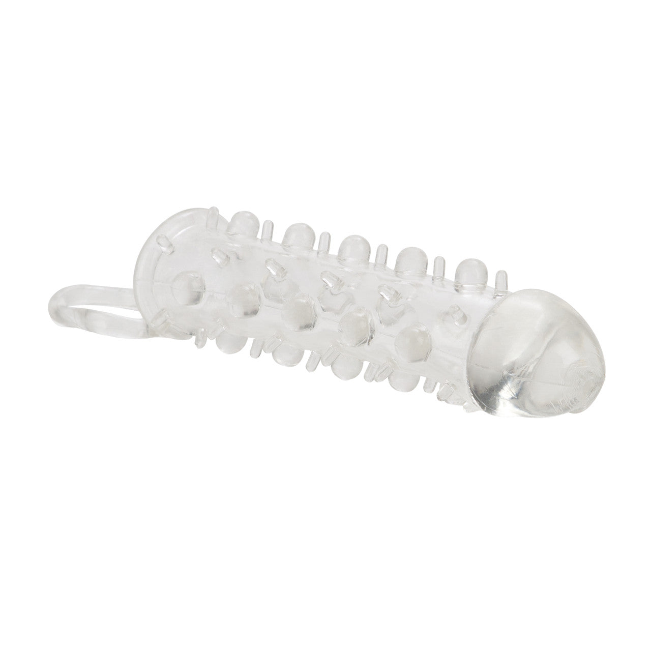 Funda Texturizada Stud Extender Sujetador Estimulante Stud Extender - Clear