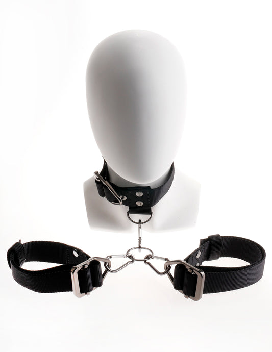 Sistema De Esposas Y Collar Profesional Juego Rudo Command CUFF & COLLAR SET