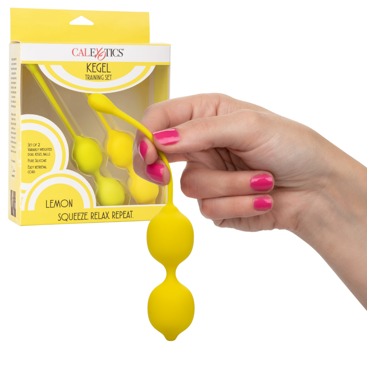 Bolas Kegel Silicon Ejercicios Piso Pelvico Set Kegel Training Set Lemon