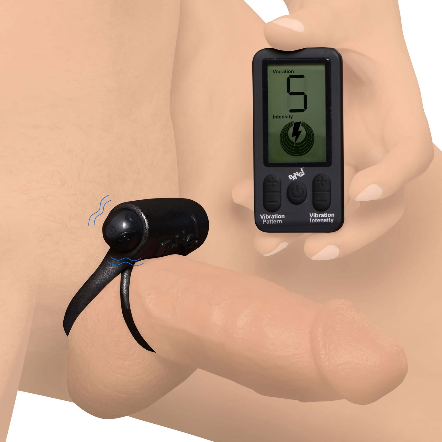 Anillo Vibrador Recargable Estimula Clítoris Control Remoto 25X Platinum Series Cock Ring With Remote Control