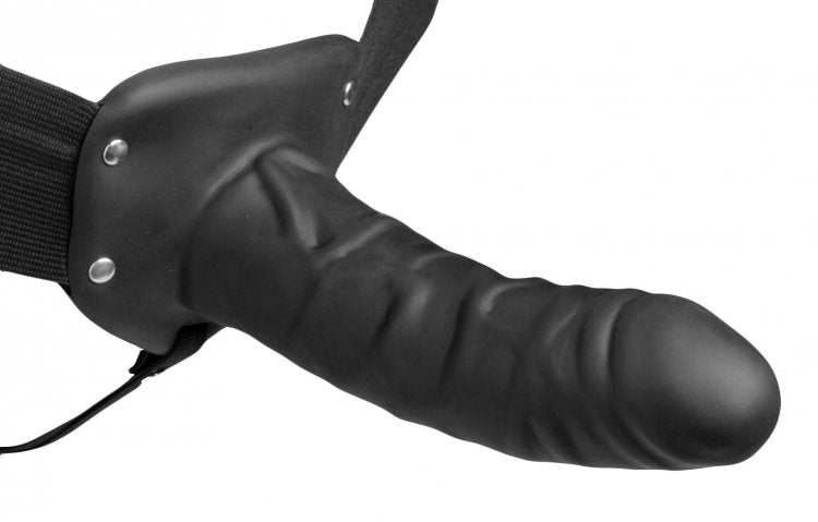 Hollow Strap On Funda Extensión Unisex Arnés Y Dildo Hueco Arnés Negro 15cm Size Matters Erection Assist Hollow Strap On