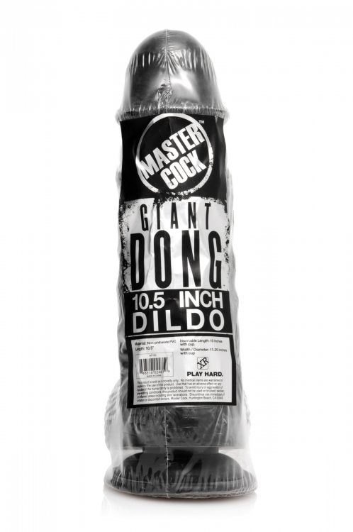 Dildo Grande 26cm Pene Negro Giant Black 10.5 PuLG, Realist Giant Black 10.5" Dong