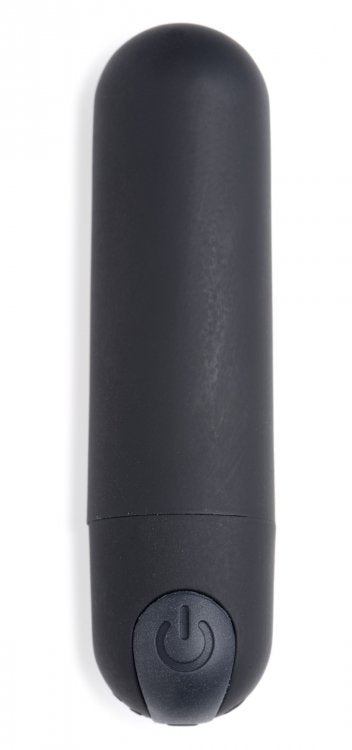 Bala Inalámbrica Potente Recargable Control Remoto Vibrador Vibrating Bullet with Remote Control - Black
