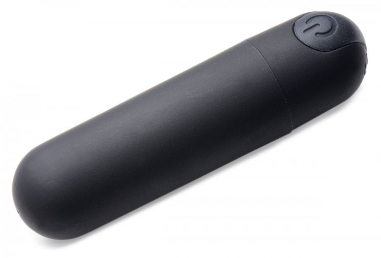 Bala Inalámbrica Potente Recargable Control Remoto Vibrador Vibrating Bullet with Remote Control - Black