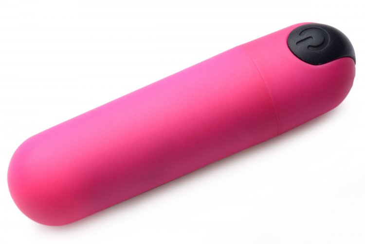 Bala Inalámbrica Potente Recargable Control Remoto Vibrador Vibrating Bullet with Remote Control - pink