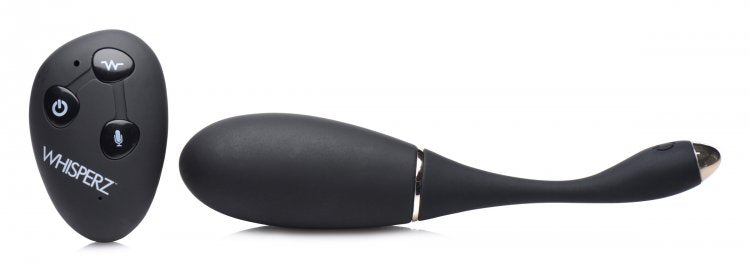 Vibrador Unisex Huevo Control Remoto Silicona Under Voice Activated 10X Vibrating Egg with Remote Control
