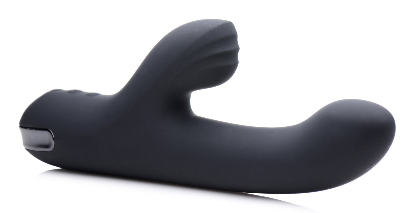 Vibrador Estimulante Clítoris Consolador Rabbit Recargable 5 Star Rabbit 13X Silicone Pulsing & Vibrating Rabbit - Black